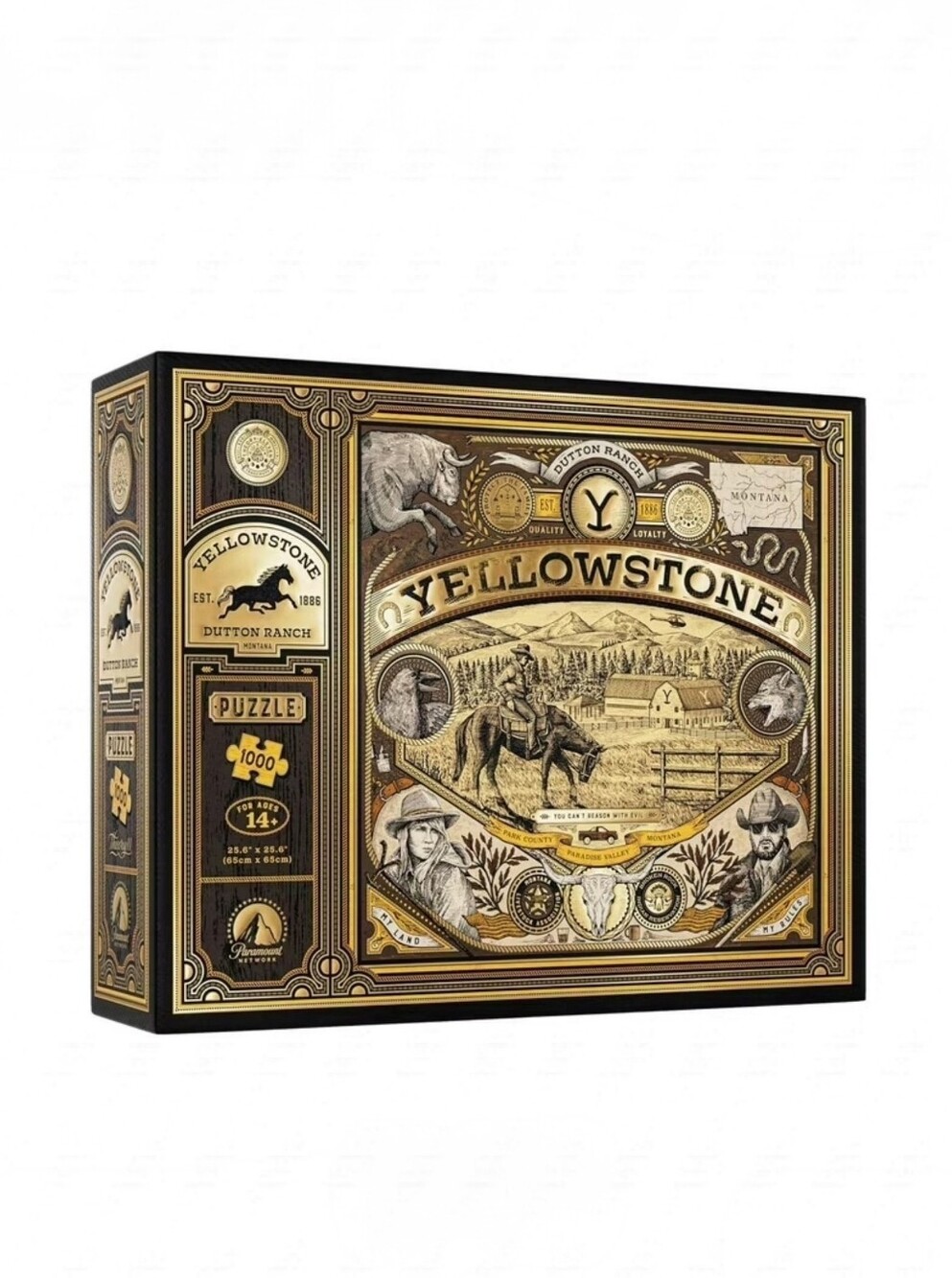 THEORY11 YELLOWSTONE DUTTON RANCH 1000-PIECE JIGSAW PUZZLE *NEW